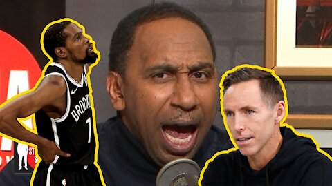 Stephen A Smith DOUBLES DOWN and BLAST Kevin Durant for Nets hiring of WHITE MAN Steve Nash!