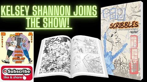 Kelsey Shannon Joins the show to talk Scribbles: Layout & Design Works by Kelsey
