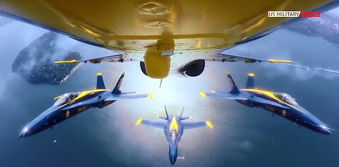 Ride Along with the Blue Angels: Cockpit View of High-Speed Aerobatics!