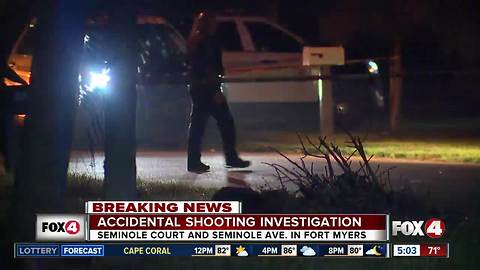 Accidental shooting investigation in Fort Myers
