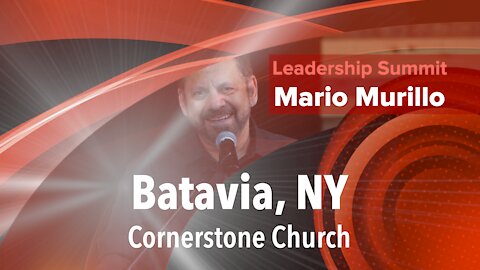 Mario Murillo at Batavia, NY Leadership Summit