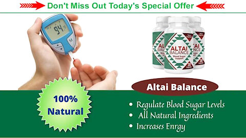 Altai Balance Review- Struggling to Manage Blood Sugar And Your Weight?