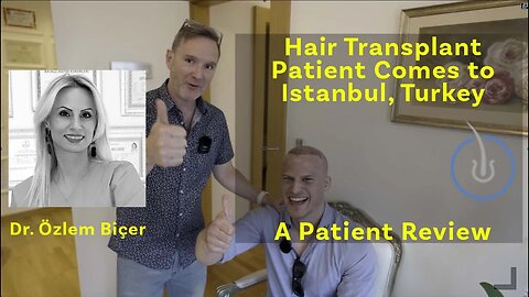 Close Up Inspection of a Hair Transplant Patient in Turkey
