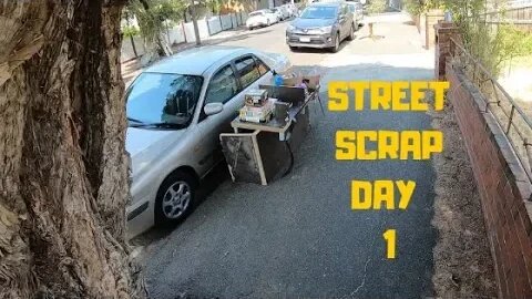 Street Scrapping First Day of 2019 Hard Rubbish