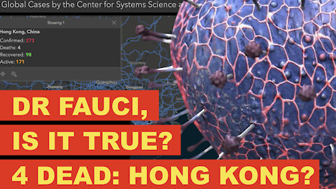 Dr Fauci, Is it True? About Hong Kong?