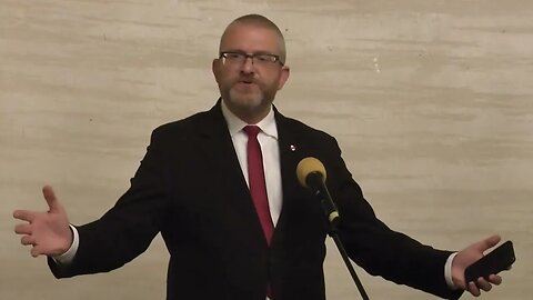 Grzegorz Braun - spotkanie z wyborcami w Zgierzu