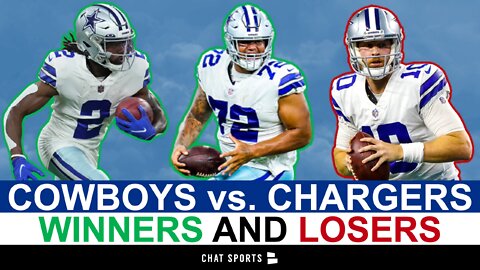 Cowboys Winners & Losers vs. Chargers