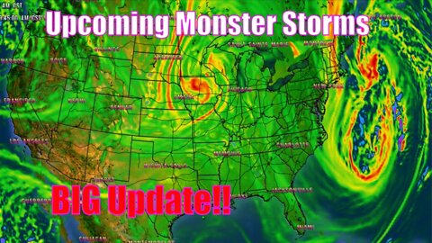 Upcoming Monster storms, BIG Update! - The WeatherMan Plus Weather Channel