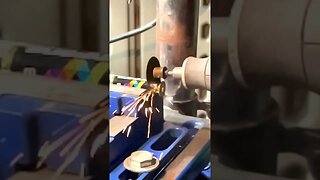 Grinding into a double A battery