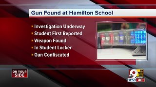 Officials find gun in locker at Hamilton's Wilson Middle School