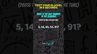 Put Your Mind to the Test: Ultimate IQ Challenge | IQ Test in 5 Seconds For You #Foryou