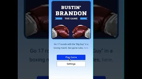 Bustin Brandon Game - First Round Game Play