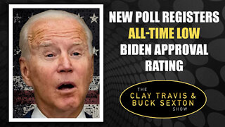 New Poll Registers All-Time Low Biden Approval Rating