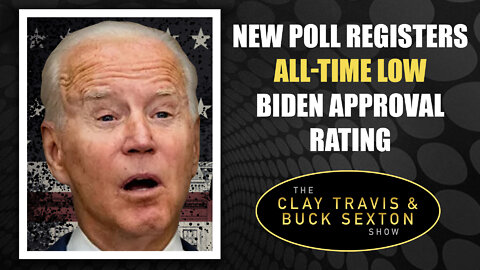 New Poll Registers All-Time Low Biden Approval Rating
