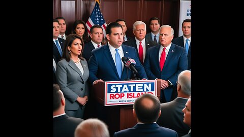 Staten Island GOP press conference confronts news reporters for their coverage.