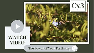 The Power of Your Testimony