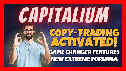 Capitalium is officially launched! 🚀 Copy Trading Activated 🎯 3 Days Online ⏰ Did I Just Fully ROI❓
