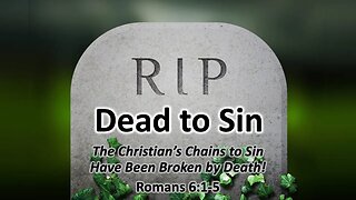 Dead to Sin