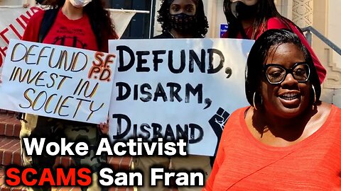 Defund The Police Activist ROBS San Francisco