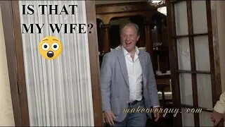 Husband Reacts To His Wife's MAKEOVERGUY® Makeover