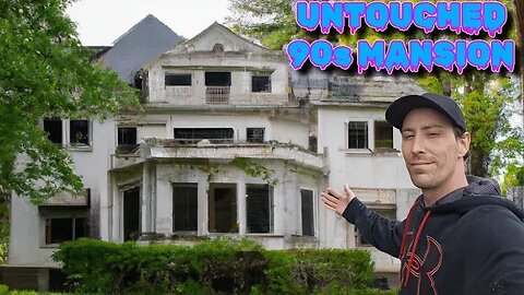 Gorgeous Untouched Abandoned 90s Mansion!