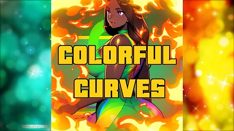 Colorful, curvy Ai vixens