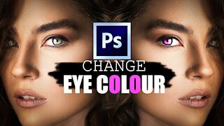How To Change Eye Colour | Photoshop Manipulation 2022 | Digital Brown