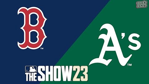 MLB The Show 23 Red Sox vs Athletics Gameplay PS5