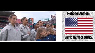 Woke American women football team - only five players show respect to the Star Spangled Banner