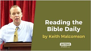 Reading the Bible Daily by Keith Malcomson