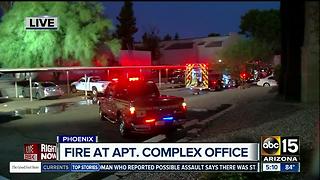 Crews gain quick control of fire at Phoenix apartment complex
