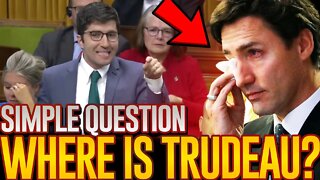 Apparently You Can't Ask Why Trudeau Isn't At Work?