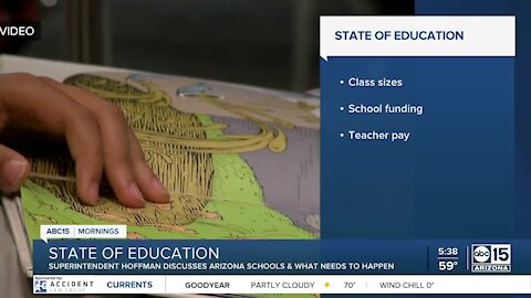 Superintendent Kathy Hoffman discusses issues Arizona schools face