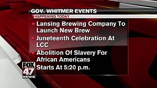 Governor Whitmer to make several stops around Lansing Thursday