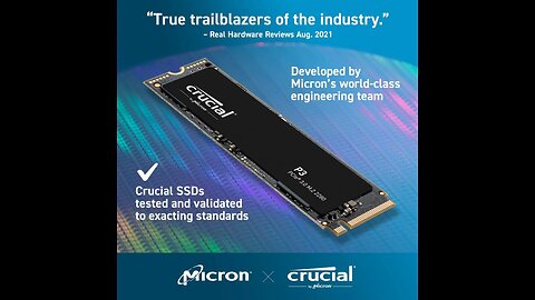 ANNUAL SALE!! Crucial P3 500GB 1TB 2TB PCIe Gen3 3D NAND NVMe SSD