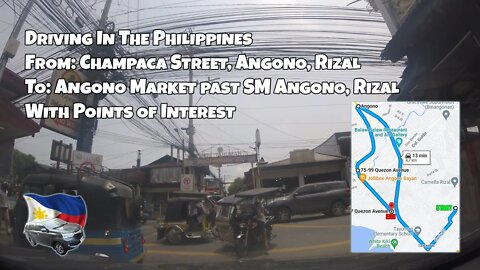 Driving In The #Philippines: The Journey From Champaca To Angono Market