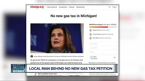 Local electrician hopes to spark change with online petition - 'No new gas tax in Michigan'