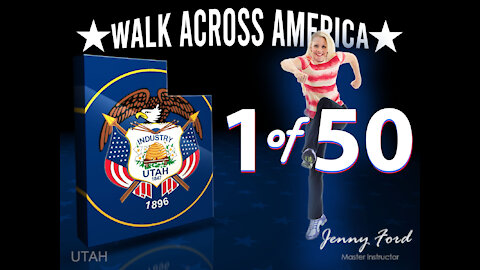 1|50 Walk Across America with Master Instructor Jenny Ford Cardio Walking Workout.