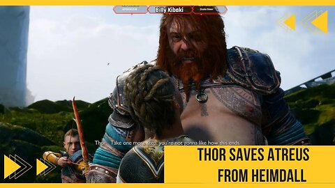 Thor Saves Atreus From Heimdall [God Of War Ragnarok]