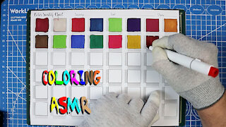 Testing New Ohuhu Markers - Beautiful Colors ASMR