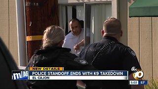 Police standoff ends with K9 takedown