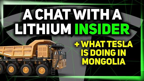 Exclusive Lithium Insider Chat / Volvo EX30 / Tesla and Mongolia ⚡️