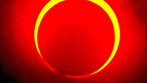 Annular Solar Eclipse and Plasma Burst from the Sun - is Chaos & War upon US all?