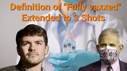 Nick Fuentes || Definition of "Fully Vaxxed" Extended to 3 Shots