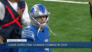 Lions expecting change coming in 2021