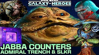 [5v5] JABBA COUNTER w/ADMIRAL TRENCH and DOUBLE OMICRON COUNTER w/SLKR - SWGOH/TW