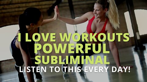 Powerful Fitness Subliminal (Relaxing Music) [Feel Motivated To Workout] Listen Every Day!