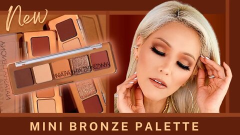 NEW! NATASHA DENONA MINI BRONZE PALETTE | LOTS OF SWATCH COMPARISONS | BRONZE EYESHADOW LOOK