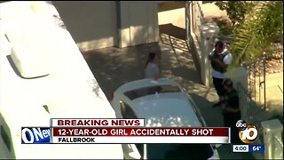 12-year-old girl accidentally shot in Fallbrook