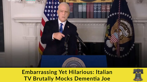 Embarrassing Yet Hilarious: Italian TV Brutally Mocks Dementia Joe